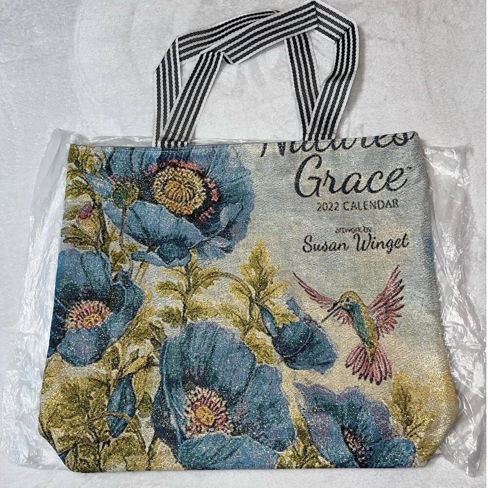 Floral Print Zippered Canvas Tote Bag Floral Print Zippered Shoulder Bag Tote